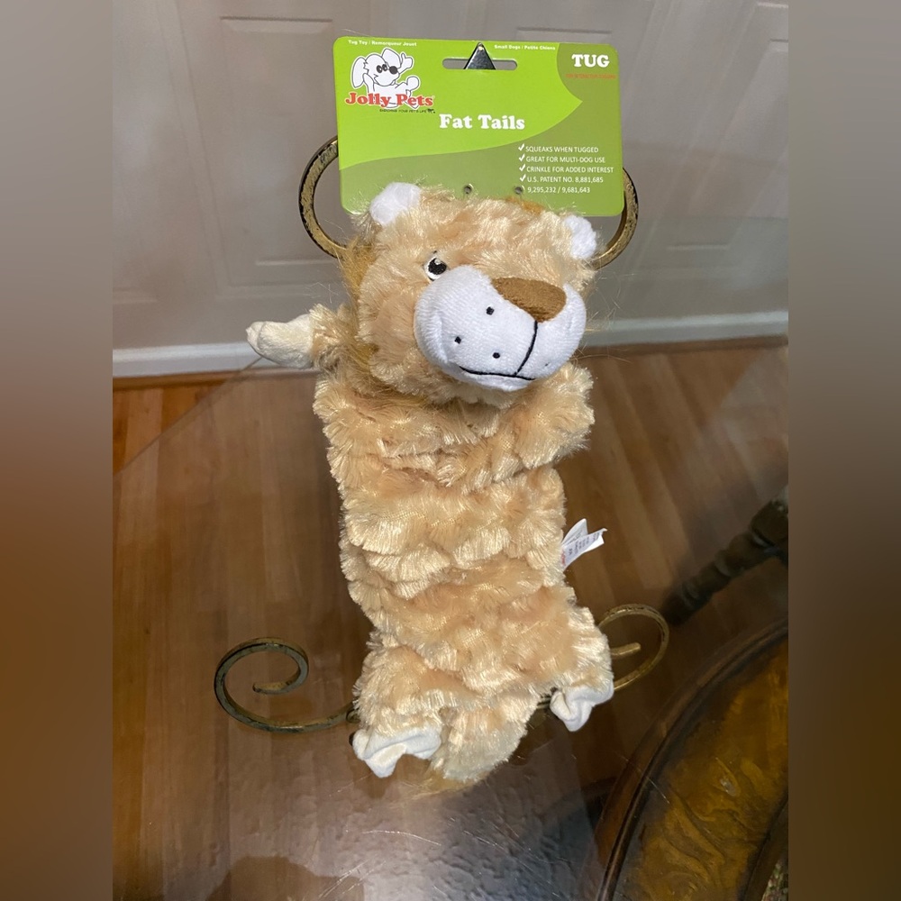 - Brand New Jolly Pets Dog Toy Lion  With Squeaker  16”